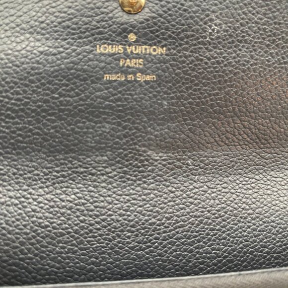 Louis Vuitton Emperiente Leather Long Wallet Preloved Condition Black - Picture 5 of 9